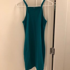 Aritzia talula bodycon dress in teal